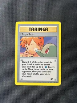 Pokemon Card Gym Challenge Misty's Tears 118/132 WOTC - Image 1