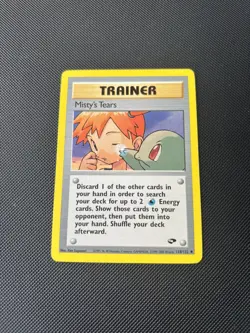 Pokemon Card Gym Challenge Misty's Tears 118/132 WOTC - Image 2