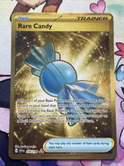 Pokemon TCG Rare Candy Scarlet & Violet Base Set Hyper Rare Card 256/198 - Image 3
