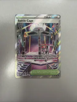 Battle Cage 116/094 Phantasmal Flames Stadium Trainer Card (perfect To Send In) - Image 3