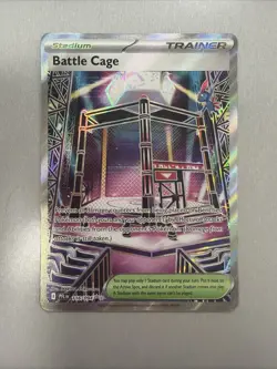 Battle Cage 116/094 Phantasmal Flames Stadium Trainer Card (perfect To Send In) - Image 4