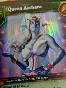 World of Warcraft Queen Azshara Timewalkers 27/30 TCG 2012 Wow Card - Image 1