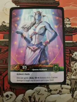 World of Warcraft Queen Azshara Timewalkers 27/30 TCG 2012 Wow Card - Image 2