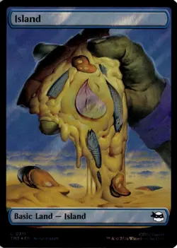 Island - Pizza (Surge Foil) FOIL 311 TMT Teenage Mutant Ninja Turtles NM - Image 1