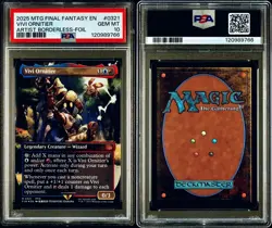 2025 MTG Final Fantasy Vivi Ornitier (Artist Borderless) Foil PSA 10 - Image 3