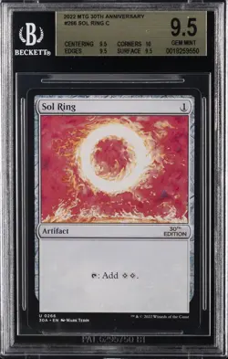 2022 MTG 30TH ANV C #266 SOL RING BGS 9.5 - Image 1