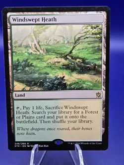 MTG Windswept Heath - Khans of Tarkir Regular Lightly Played - Image 1