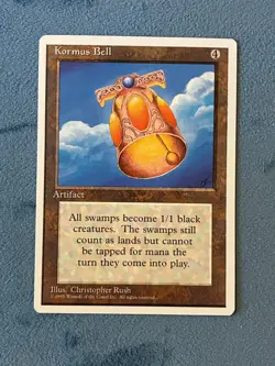 Kormus Bell, Fourth Edition, Magic the Gathering MTG - Image 1