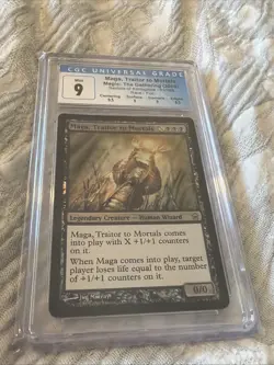 MAGA, TRAITOR TO MORTALS Saviors of Kamigawa Foil Rare CGC 9 Q++ MTG EDH - Image 1