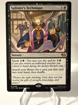 Splinter's Technique R Teenage Mutant Ninja Turtles 80 NM - Image 1