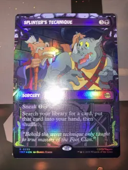 Splinter's Technique (Showcase) Teenage Mutant Ninja Turtles Foil - Image 1