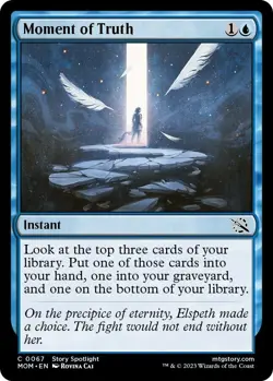 Moment of Truth - FOIL - NM - March of the Machine MTG - Image 1