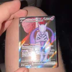 Pokemon Team Rocket's Mewtwo ex 213/182 Destined Rivals Ultra Rare Holo - Image 1