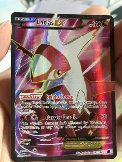 Pokemon Latias EX Full Art 112/116 Black &White Plasma Freeze Lightly Played ENG - Image 2