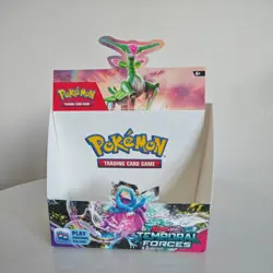 Empty Pokemon Scarlet and Violet Base Set Booster Boxes - Image 1
