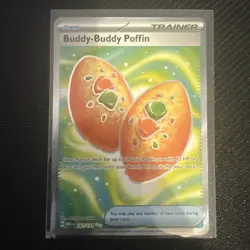 Pokemon TCG Buddy-Buddy Poffin Card 167/132 Mega Evolutions, Near Mint Condition - Image 1
