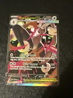Pokemon TCG Mega Evolution Phantasmal Flames Mega Lopunny Ex Holo 128/094 - Image 1