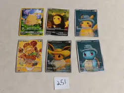 6 Pokemon x Van Gogh Black Star Promo ACG Art Card - READ DESCRIPTION - Image 1