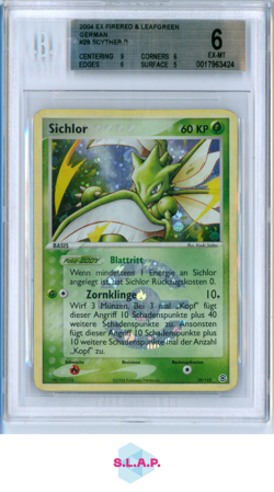SICHLOR POKEMON 29/112 2004 2004 EX FIRERED & LEAFGREEN EX-MT DEUTSCH BGS 6 - Image 1