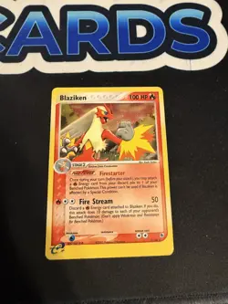 Blaziken #3/109 Pokemon Ex Ruby & Sapphire Holo Card Card - Nintendo E-Reader - Image 1