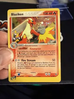 Blaziken #3/109 Pokemon Ex Ruby & Sapphire Holo Card Card - Nintendo E-Reader - Image 2