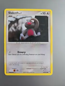 Slakoth 99/123 Mysterious Treasures LP Pokemon Common - Image 1