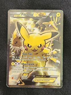 Pokemon Pikachu TCG EX XY124 Full Art Promo Card - Image 1