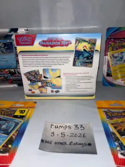 Pokemon Tcg Paradox Rift Elite Trainer Box Etb Sealed + Fusion Strike+Sealed lot - Image 4