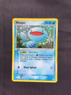 Pokemon Cards: EX Team Rocket Returns Reverse Holo: Wooper 81/109 - Image 1