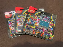 3 Pokemon Phantasmal Flames -Sneasel 3-Pack Booster Blister Factory Sealed - Image 1