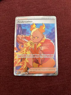 Fire Breather 119/94 Full Art Trainer Holo Me02: Phantasmal Flames Pokemon TCG - Image 2
