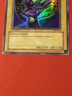 Yugioh Dark Magician SYE-001 Super Rare 1st Edition NM/VLP Nice Condition - Image 2