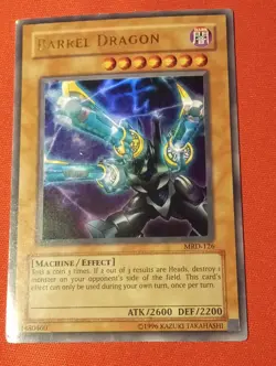 Yu-Gi-Oh! TCG Barrel Dragon MRD-126 Unlimited, Ultra Rare, HP/MP - Image 1