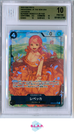REBECCA SR PAR 2023 ONE PIECE AWAKENING OF THE NEW ERA JAPANESE OP05091 BGS 10.0 - Image 1