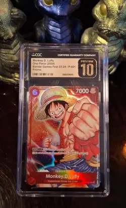 ✨2024 One Piece Promo-001 ~ LUFFY ~ Bandai Games Fest 23-24 CGC / PSA 10🔥 - Image 4