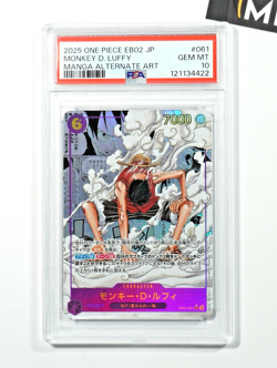 One Piece PSA 10 Monkey D. Luffy #EB02-061 Anime 25th Collection 2025 Japanese - Image 1