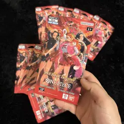 Lot Of 11 English Bandai One Piece Heroines Edition EB-03 Sleeved Booster Packs - Image 1