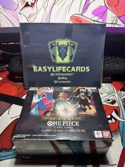 OP09 Emperors in the New World Sealed Booster Box One Piece TCG English Card - Image 1