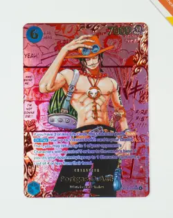 One Piece Portgas.D.Ace #OP13-119 Carrying On His Will English Manga Rare RED - Image 1