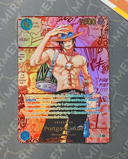 One Piece Portgas.D.Ace #OP13-119 Carrying On His Will English Manga Rare RED - Image 2