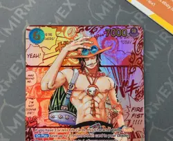 One Piece Portgas.D.Ace #OP13-119 Carrying On His Will English Manga Rare RED - Image 4
