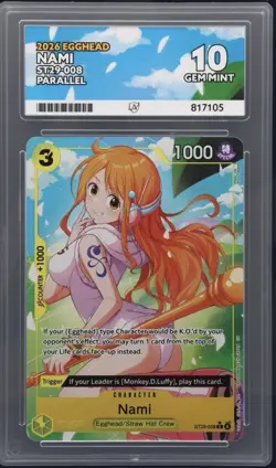 Nami ST29-008 Parallel - Egghead Promo - One Piece CCG - ACE 10 - Image 1