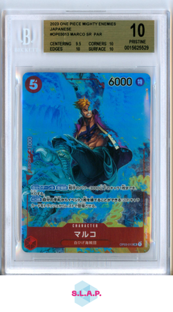 MARCO SR PAR 2023 ONE PIECE MIGHTY ENEMIES JAPANESE OP03013 BGS 10.0 - Image 1