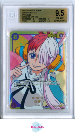 UTA SEC 2022 ONE PIECE SUMMIT DECISIVE BATTLE JAPANESE OP02120 BGS 9.5 - Image 1
