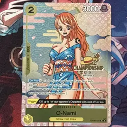 One Piece O-Nami Nami OP06-101 Championship CS 25-26 Stamp Promo - Image 4