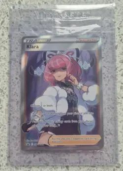 Pokemon Card - Klara - Sealed Promo - Full Art - Black Star - SWSH302 - Image 1