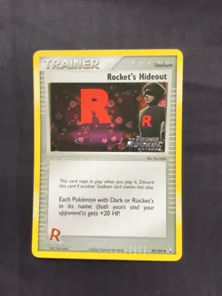Pokemon Cards: EX Team Rocket Returns Reverse Holo: Rocket's Hideout 87/109 - Image 1