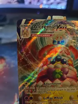 Pokemon Alcremie VMAX TCG Card 23/72 Champions Path Full Art NM - Image 2