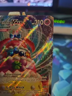 Pokemon Alcremie VMAX TCG Card 23/72 Champions Path Full Art NM - Image 3