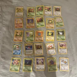 Pokemon TCG Vintage Jungle PACK FRESH/Near Mint 25 Card Bundle - Image 1